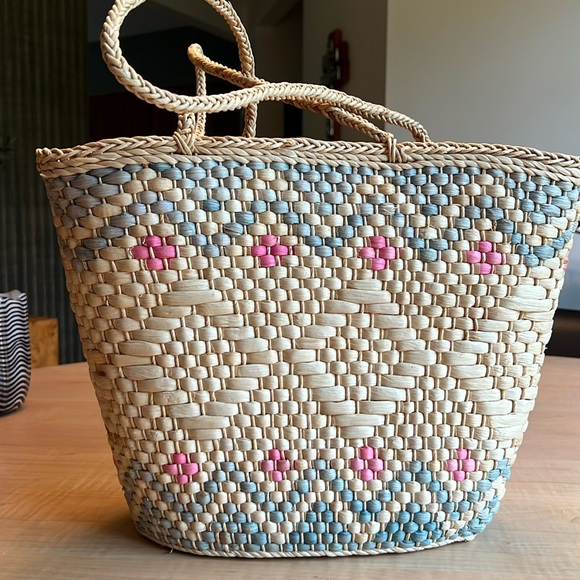 Handbags - BEACH BAG RAFIA/STRAW Handbag Tote